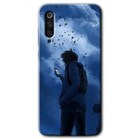 Xiaomi Mi 9 Sonbahar Yalnızlığı Baskılı Uyumlu Silikon Kılıf