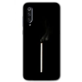 Xiaomi Mi 9 Sönmüş Kibrit Baskılı Uyumlu Silikon Kılıf