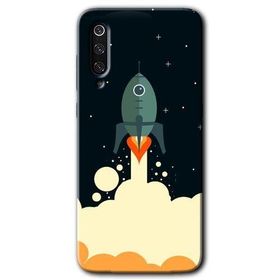 Xiaomi Mi 9 Space Smoke Baskılı Uyumlu Silikon Kılıf