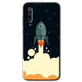 Xiaomi Mi 9 Space Smoke Baskılı Uyumlu Silikon Kılıf