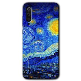 Xiaomi Mi 9 Starry Night Baskılı Uyumlu Silikon Kılıf