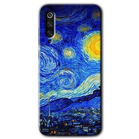 Xiaomi Mi 9 Starry Night Baskılı Uyumlu Silikon Kılıf