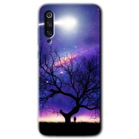 Xiaomi Mi 9 Uzay Silüet Baskılı Uyumlu Silikon Kılıf