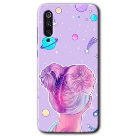 Xiaomi Mi 9 Uzaylı Kız Baskılı Uyumlu Silikon Kılıf