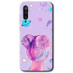 Xiaomi Mi 9 Uzaylı Kız Baskılı Uyumlu Silikon Kılıf