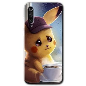 Xiaomi Mi 9 Üzgün Pikaçu Baskılı Uyumlu Silikon Kılıf