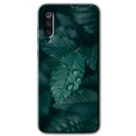 Xiaomi Mi 9 Yağmurlu Yaprak Baskılı Uyumlu Silikon Kılıf