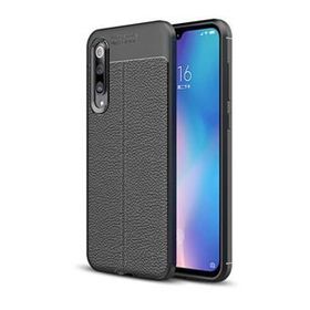 Xiaomi Mi 9 Zore Niss Deri Görünümlü Arka Kapak Uyumlu Silikon Kılıf