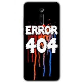 Xiaomi Mi 9T 404 Error Baskılı Uyumlu Silikon Kılıf