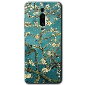 Xiaomi Mi 9T Almond Blossom Baskılı Uyumlu Silikon Kılıf