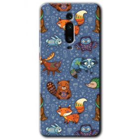 Xiaomi Mi 9T Animals Funny Baskılı Uyumlu Silikon Kılıf