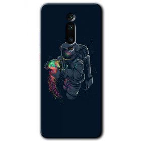Xiaomi Mi 9T Astronot Kıyafeti Baskılı Uyumlu Silikon Kılıf