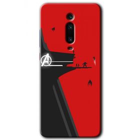 Xiaomi Mi 9T Avengers Tower Baskılı Uyumlu Silikon Kılıf