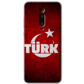 Xiaomi Mi 9T Ayyıldız Türk Baskılı Uyumlu Silikon Kılıf