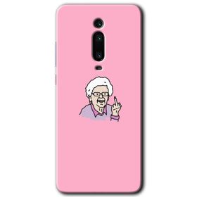 Xiaomi Mi 9T Bad Grandmother Baskılı Uyumlu Silikon Kılıf