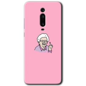 Xiaomi Mi 9T Bad Grandmother Baskılı Uyumlu Silikon Kılıf