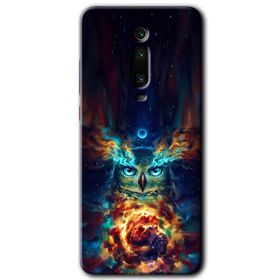 Xiaomi Mi 9T Ballı Baykuş Baskılı Uyumlu Silikon Kılıf