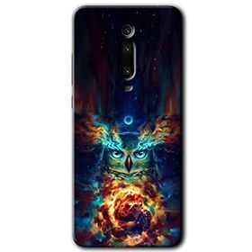 Xiaomi Mi 9T Ballı Baykuş Baskılı Uyumlu Silikon Kılıf