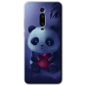 Xiaomi Mi 9T Bebek Panda Baskılı Uyumlu Silikon Kılıf