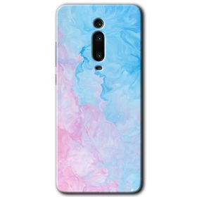 Xiaomi Mi 9T Blue Art Baskılı Uyumlu Silikon Kılıf