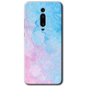 Xiaomi Mi 9T Blue Art Baskılı Uyumlu Silikon Kılıf