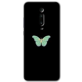 Xiaomi Mi 9T Butterfly Tree Baskılı Uyumlu Silikon Kılıf