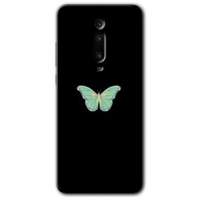 Xiaomi Mi 9T Butterfly Tree Baskılı Uyumlu Silikon Kılıf