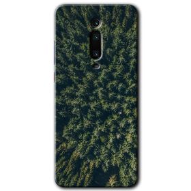 Xiaomi Mi 9T Çam Ağacı Ormanı Baskılı Uyumlu Silikon Kılıf