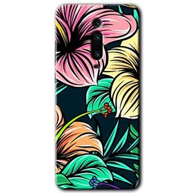 Xiaomi Mi 9T Çizim Çiçekler Baskılı Uyumlu Silikon Kılıf