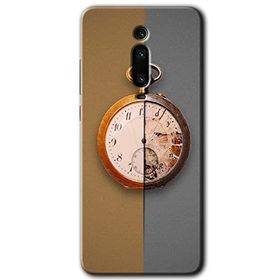 Xiaomi Mi 9T Clocks Artwork Baskılı Uyumlu Silikon Kılıf