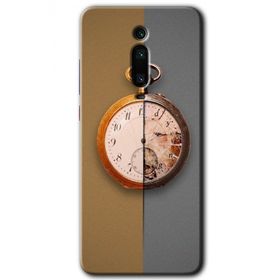 Xiaomi Mi 9T Clocks Artwork Baskılı Uyumlu Silikon Kılıf