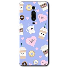 Xiaomi Mi 9T Coffee Cake Baskılı Uyumlu Silikon Kılıf