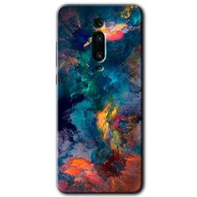 Xiaomi Mi 9T Color Storm Baskılı Uyumlu Silikon Kılıf