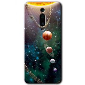 Xiaomi Mi 9T Cosmos Baskılı Uyumlu Silikon Kılıf