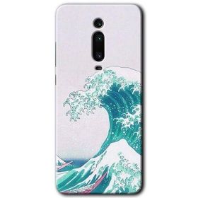 Xiaomi Mi 9T Dalga Baskılı Uyumlu Silikon Kılıf