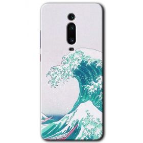 Xiaomi Mi 9T Dalga Baskılı Uyumlu Silikon Kılıf