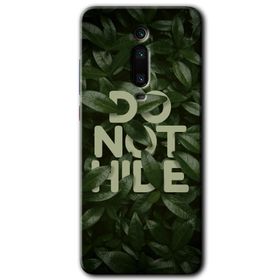 Xiaomi Mi 9T Do Not Hide Baskılı Uyumlu Silikon Kılıf
