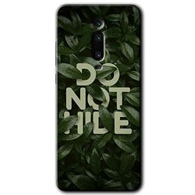 Xiaomi Mi 9T Do Not Hide Baskılı Uyumlu Silikon Kılıf