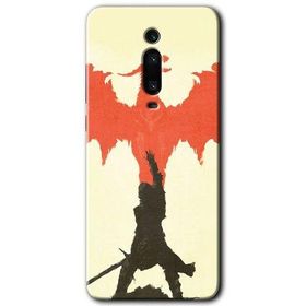Xiaomi Mi 9T Dragon Hunter 1 Baskılı Uyumlu Silikon Kılıf