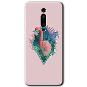 Xiaomi Mi 9T Flamingo Baskılı Uyumlu Silikon Kılıf