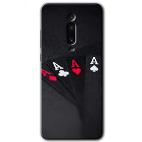 Xiaomi Mi 9T Full As Baskılı Uyumlu Silikon Kılıf