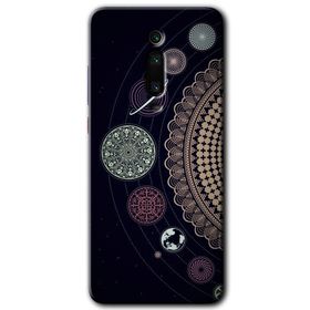 Xiaomi Mi 9T Gezegen Döngüsü Baskılı Uyumlu Silikon Kılıf