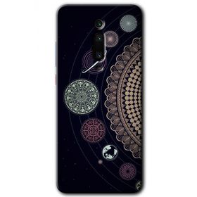 Xiaomi Mi 9T Gezegen Döngüsü Baskılı Uyumlu Silikon Kılıf