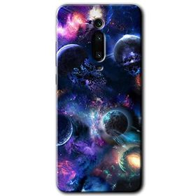 Xiaomi Mi 9T Gezegen Karışımı Baskılı Uyumlu Silikon Kılıf
