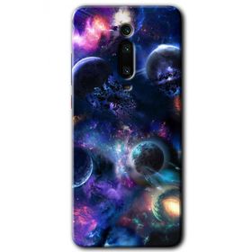Xiaomi Mi 9T Gezegen Karışımı Baskılı Uyumlu Silikon Kılıf