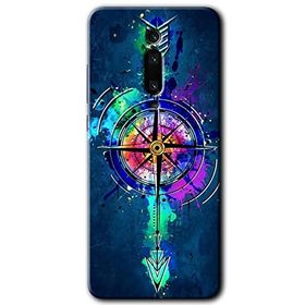 Xiaomi Mi 9T Gizemli Pusula Baskılı Uyumlu Silikon Kılıf