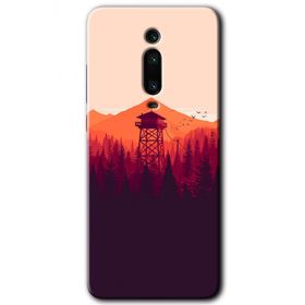 Xiaomi Mi 9T Gözlem Kulesi Baskılı Uyumlu Silikon Kılıf