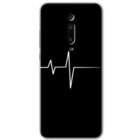 Xiaomi Mi 9T Heart Rytm Baskılı Uyumlu Silikon Kılıf