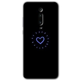 Xiaomi Mi 9T Heart Strokes Baskılı Uyumlu Silikon Kılıf