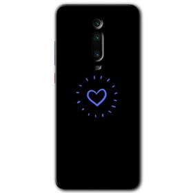 Xiaomi Mi 9T Heart Strokes Baskılı Uyumlu Silikon Kılıf